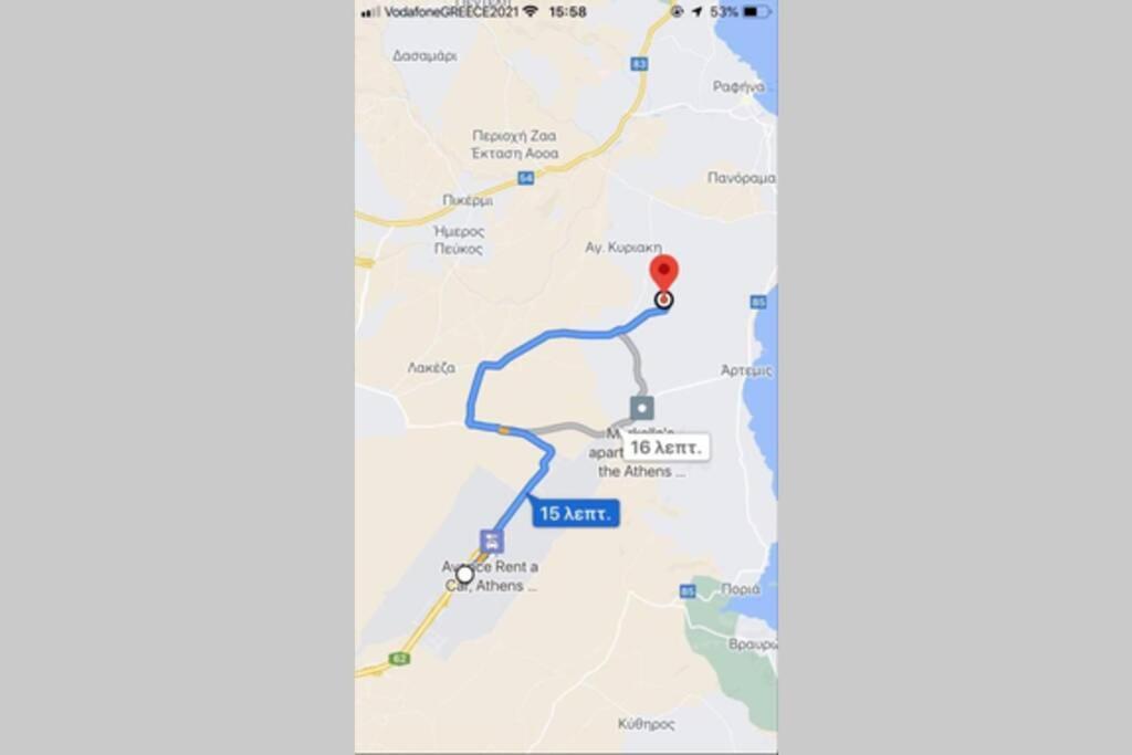 הוילה Artemis Penthouse 10 Minute From National Airport מראה חיצוני תמונה
